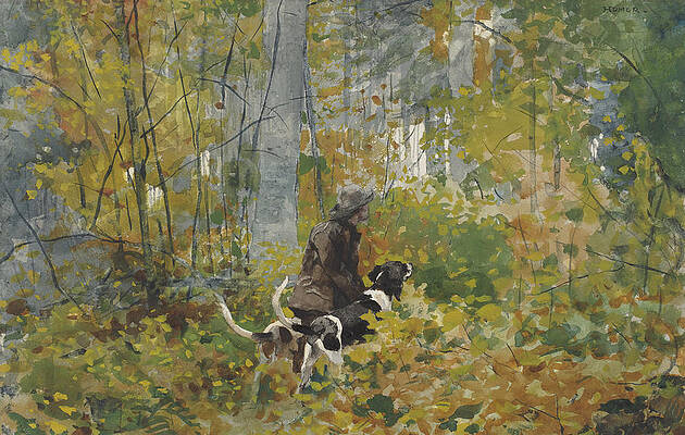 On the Trail Print by Winslow Homer