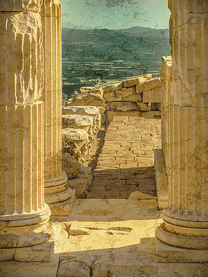 Pergamon, Turkey - Temple of Trajan by Mark Forte Pergamon, Turkey - Temple of Trajan by Mark Forte