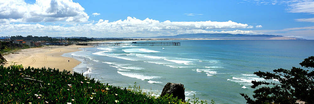 Pismo Beach Pier Panorama by Paul Schneider