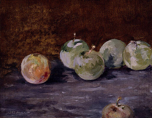 Plums Print by Edouard Manet