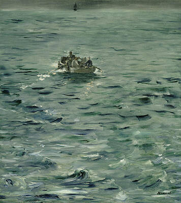 Rochefort's Escape Print by Edouard Manet