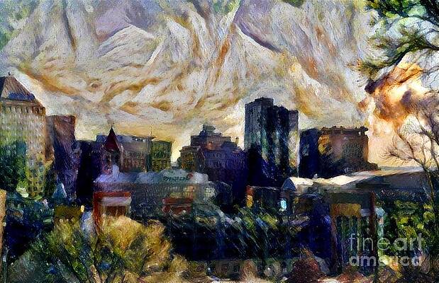Digital City Paintings Page 34 Of 35 Fine Art America