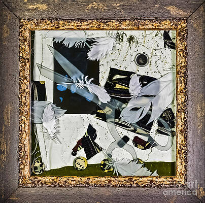 Wall Art - Glass Art - Remembrance II by Alone Larsen