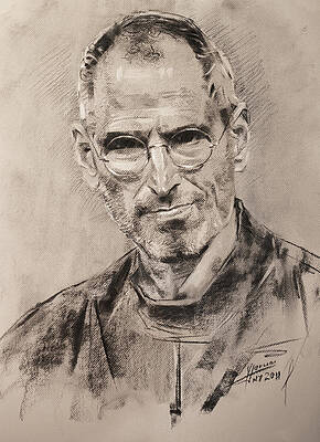 Steve Jobs Pencil Sketch editorial photography Illustration of technology   21481702