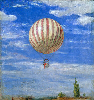 The Balloon Print by Pal Szinyei Merse