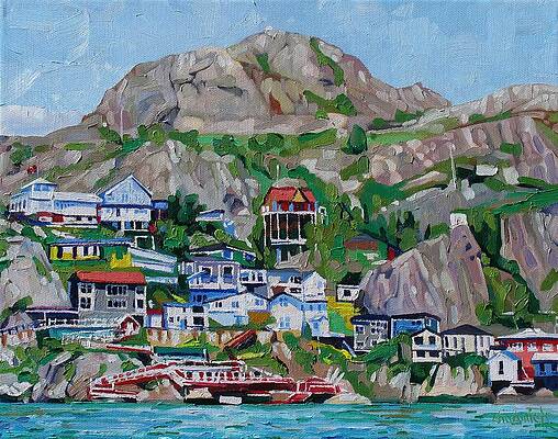 Wall Art - Painting - The Battery #1 by Phil Chadwick