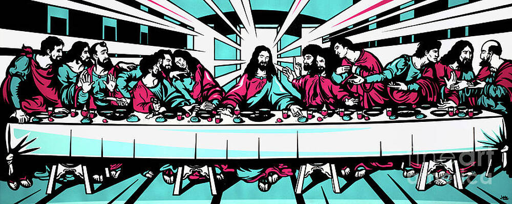 The Last Supper Painting By James Lee