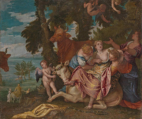 The Rape of Europa Print by Paolo Veronese