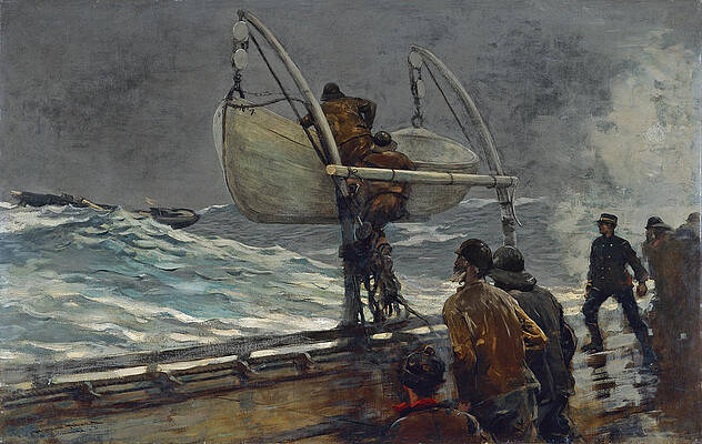 The Signal of Distress Print by Winslow Homer