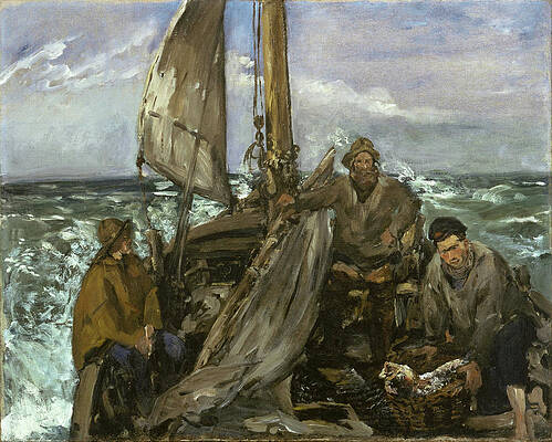 The Toilers of the Sea Print by Edouard Manet