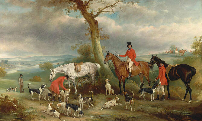 English Foxhound Paintings Fine Art America