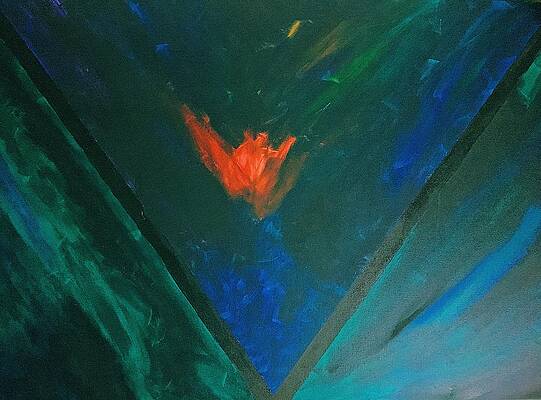  Painting - To burn within #2 by T Prosper Harris