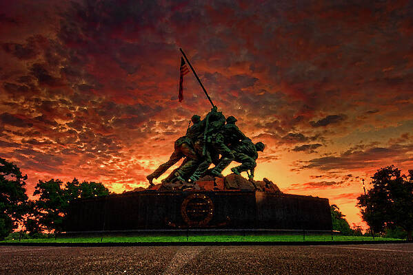 Battle Of Iwo Jima Art Pixels
