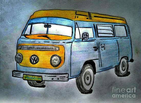 Camper Van Drawings Fine Art America
