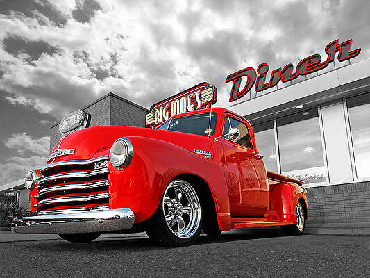 Vintage Gas Station - Chevy Pick-up Photograph by Nikolyn McDonald