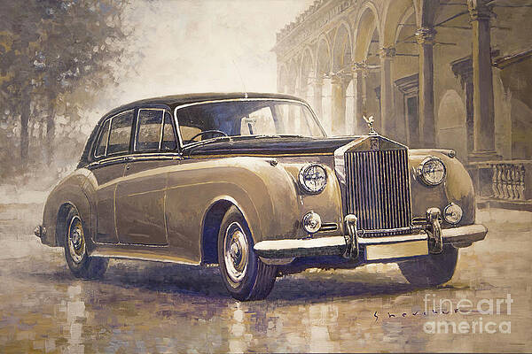 Wall Art - Painting - 1959-62 Rolls-Royce Silver Cloud II by Yuriy Shevchuk