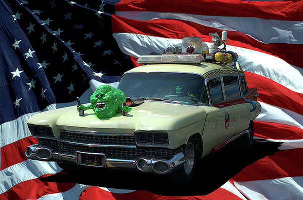 Wall Art - Photograph - 1959 Ghostbusters Cadillac Ambulance by Tim McCullough