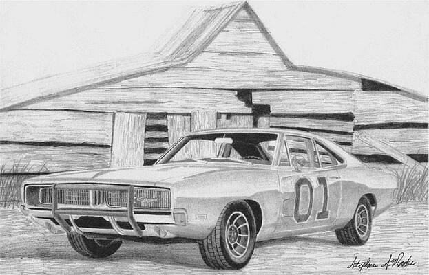 Dodge Charger Mixed Media Fine Art America