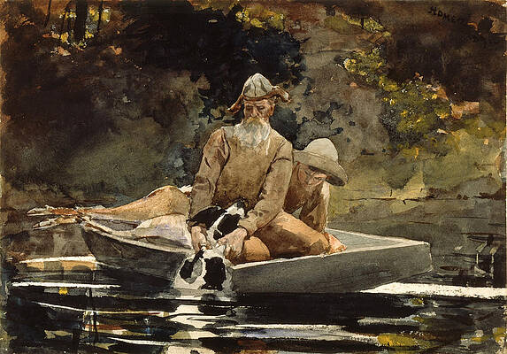 After the Hunt Print by Winslow Homer