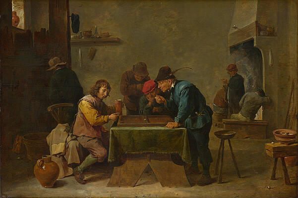 Poker Player Paintings Fine Art America