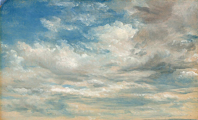 Clouds Print by John Constable