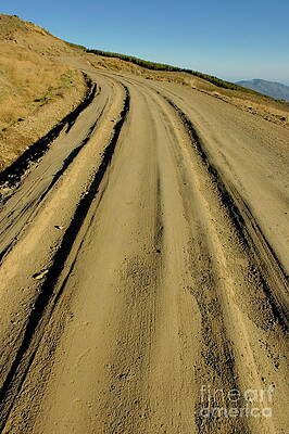Wall Art featuring the photograph Dirt Road Winding #2 by Sami Sarkis Photography