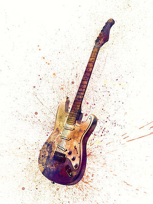 Abstract Guitar Art Fine Art America