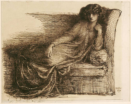 Jane Morris Print by Dante Gabriel Rossetti