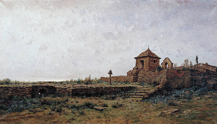 Landscape Print by Modest Urgell