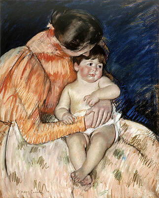 Mother and Child Print by Mary Stevenson Cassatt