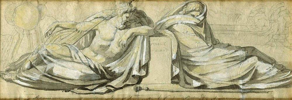 Mythological Scenes Print by Abel de Pujol