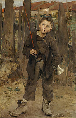 Nothing Doing Print by Jules Bastien-Lepage