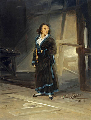 Portrait of Asensio Julia Print by Francisco Goya
