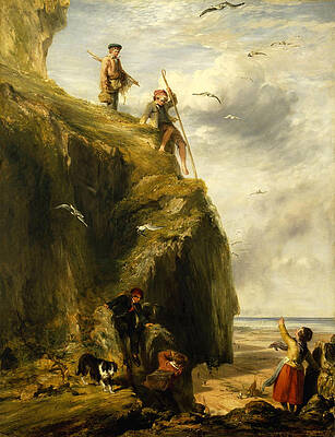 Returning from the Haunts of the Seafowl Print by William Collins