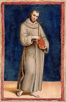 Saint Francis of Assisi Print by Raphael