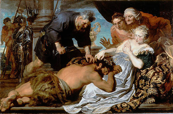 Samson and Delilah Print by Anthony van Dyck