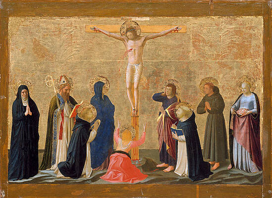 The Crucifixion Print by Fra Angelico