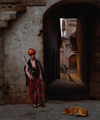The Guard Print by Jean-Leon Gerome
