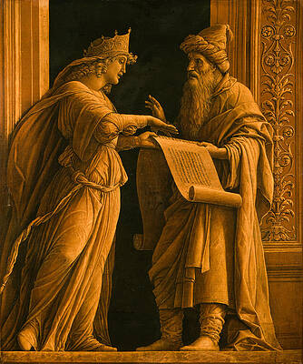 A Sibyl and a Prophet Print by Andrea Mantegna