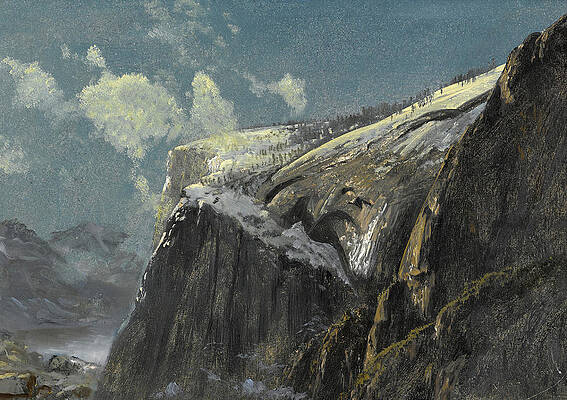 Above the Timberline Print by Albert Bierstadt