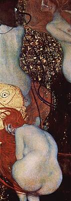 Goldfish Print by Gustav Klimt