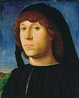 Portrait of a Young Man Print by Antonello da Messina