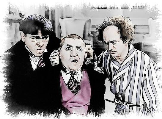 Three Stooges Paintings Fine Art America