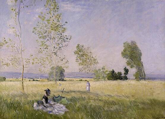 Summer Print by Claude Monet