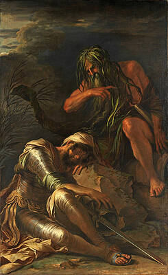 The Dream of Aeneas Print by Salvator Rosa