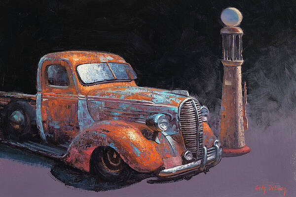 Rusty Truck Paintings for Sale - Pixels