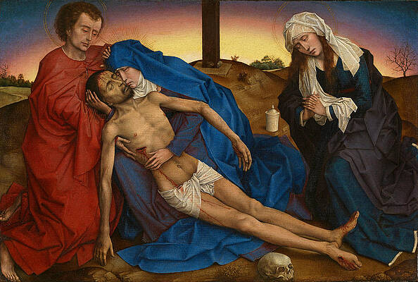 Pieta Print by Rogier van der Weyden Pieta Print by Rogier van der Weyden