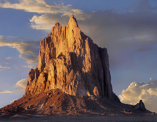 Wall Art - Photograph - Shiprock The Basalt Core Of An Extinct #4 by Tim Fitzharris