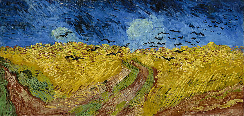 Wheatfield with crows Print by Vincent van Gogh