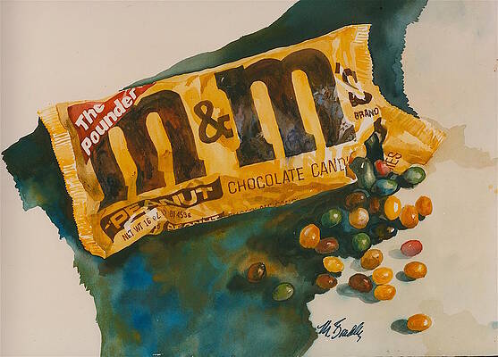 M And M Candy Real Chocolate Minis Photograph by Bruce Roker - Fine Art  America